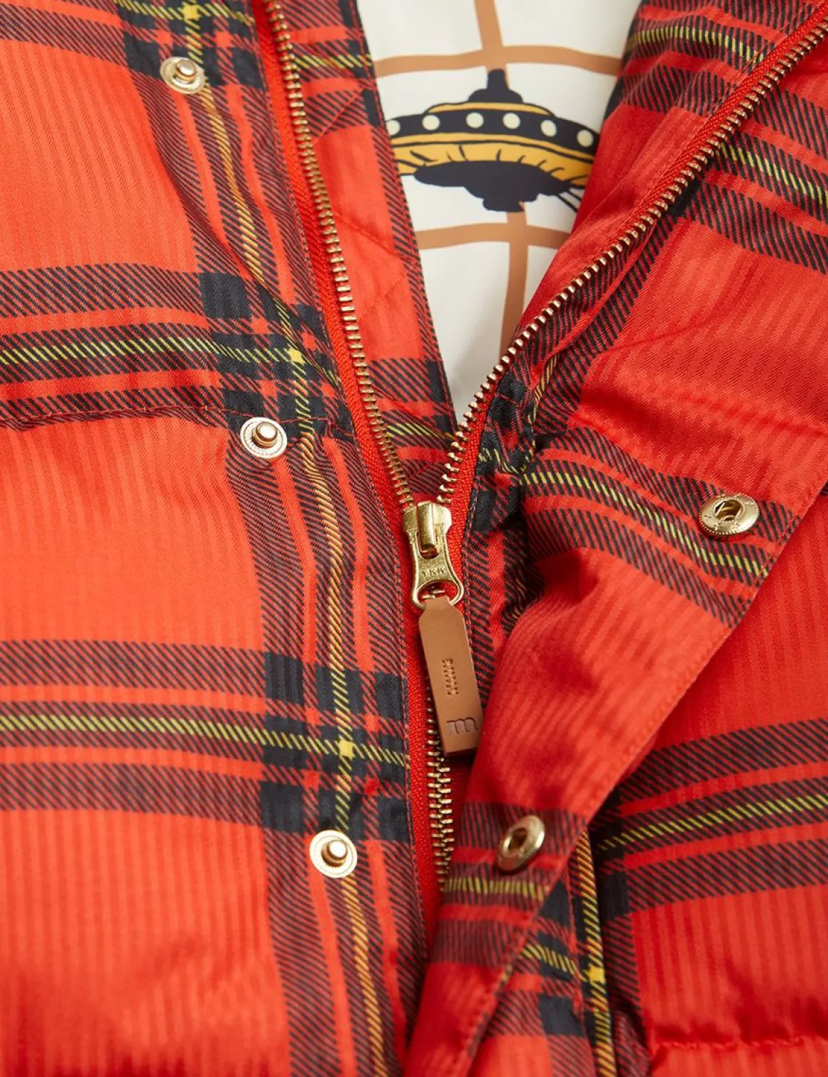 Adult Check Puffer Jacket