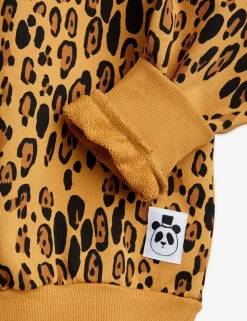 Basic Leopard Baby Sweat Set