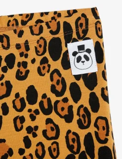 Basic leopard bike shorts