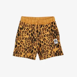 Basic leopard sweatshorts