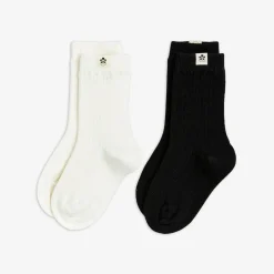 Basic wool blend socks 2-pack