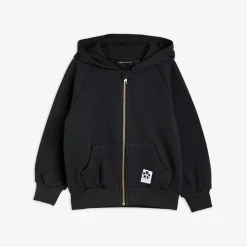 Basic Zip Hoodie Black