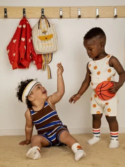 Basketball Baby Playsuit