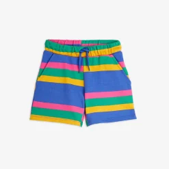 Blue Stripe Sweatshorts