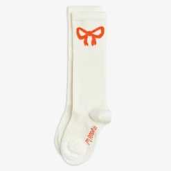 Bow knee-high socks