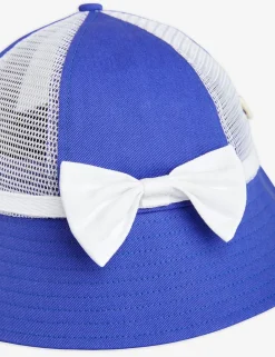 Bow mesh sun hat
