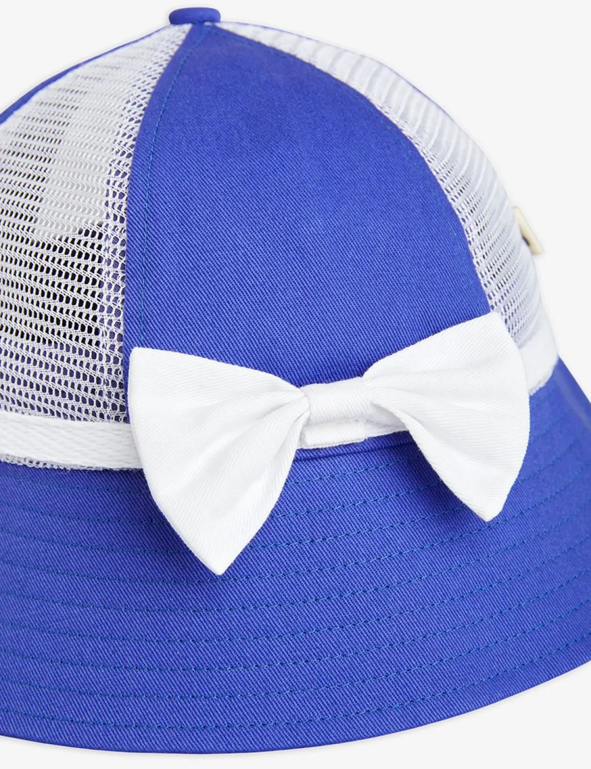 Bow mesh sun hat