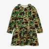 Camo Velour Dress