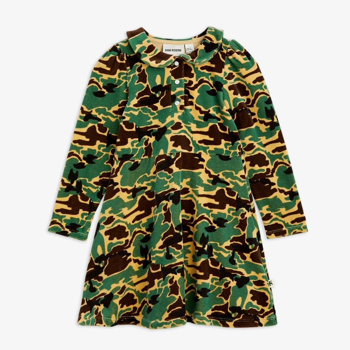 Camo Velour Dress