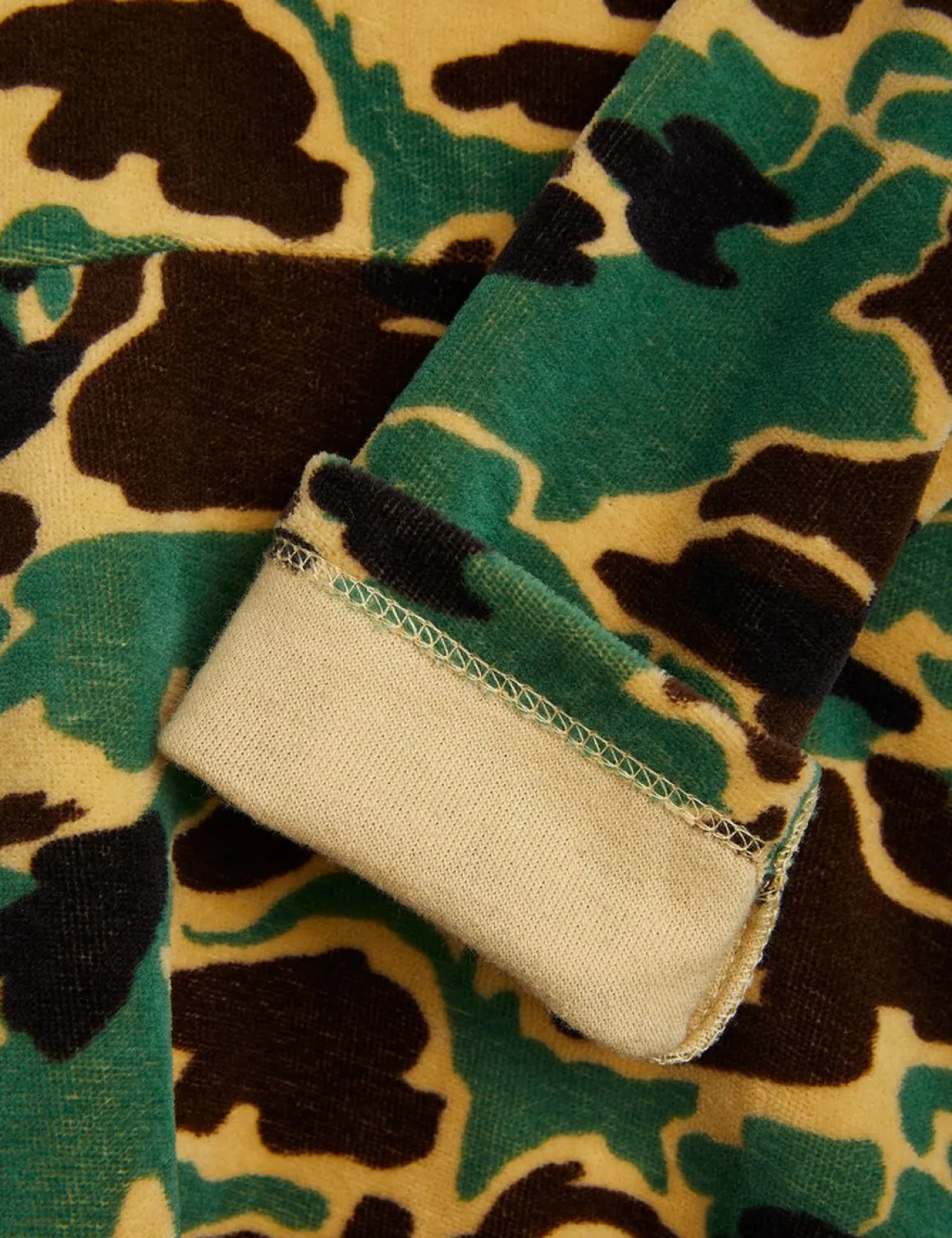 Camo Velour Dress