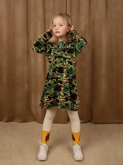 Camo Velour Dress