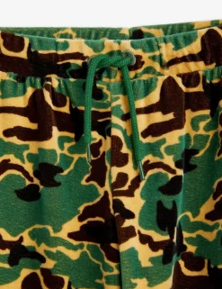 Camo Velour Trousers