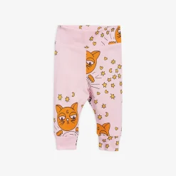 Cat Advice Newborn Leggings Pink