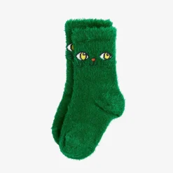 Cat Face Fuzzy Sock
