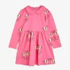 Cat Face Long Sleeve Dress