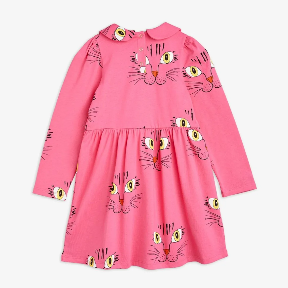 Cat Face Long Sleeve Dress