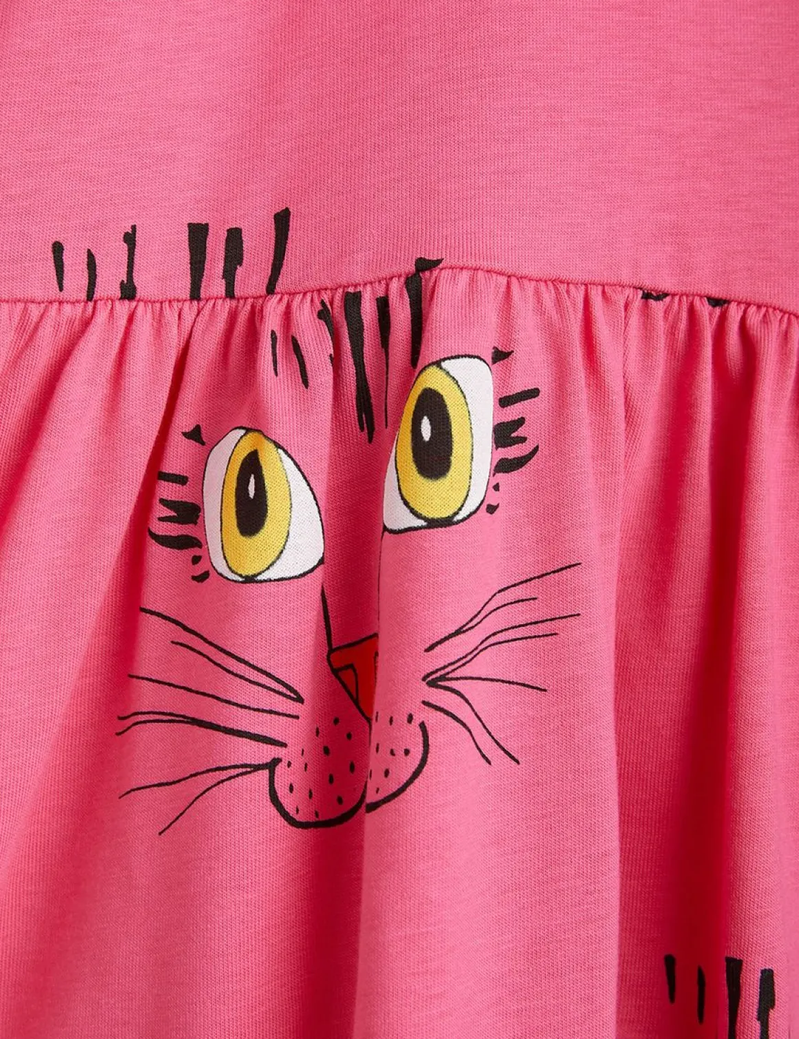 Cat Face Long Sleeve Dress