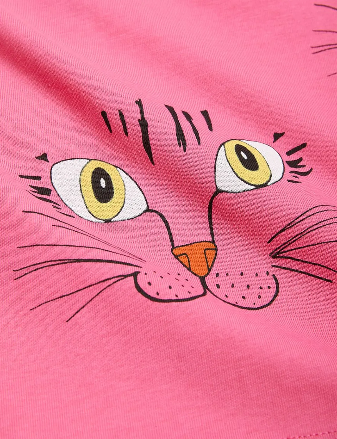 Cat Face Long Sleeve Dress