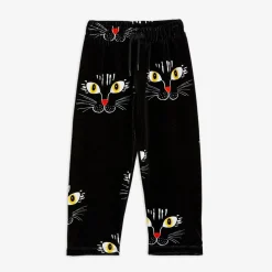 Cat Face Velour Trousers