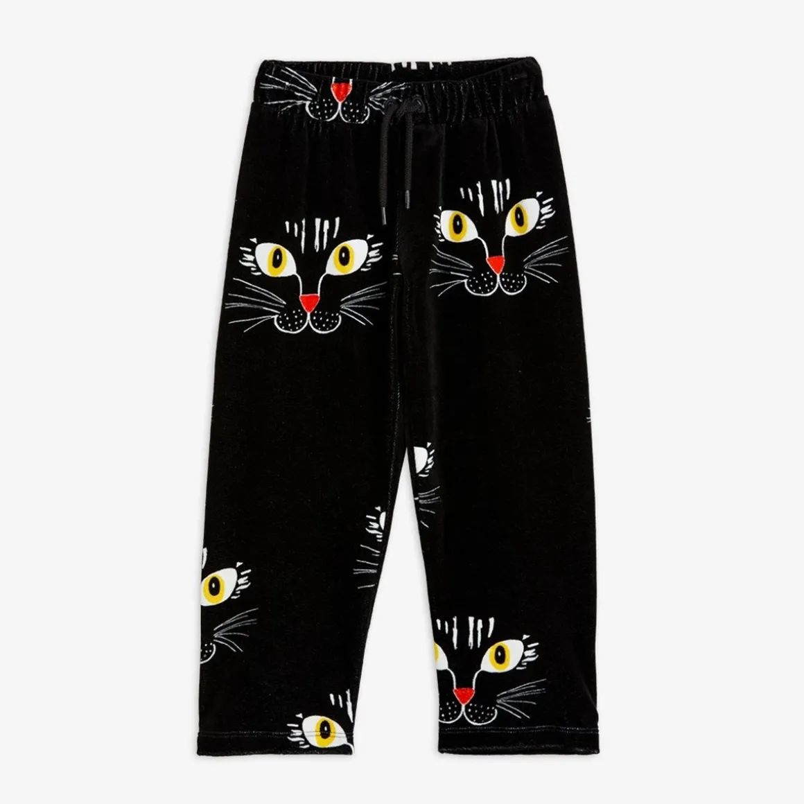 Cat Face Velour Trousers