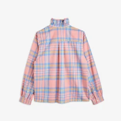 Check Adult Woven Flannel Blouse