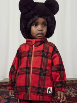 Check Fleece Jacket