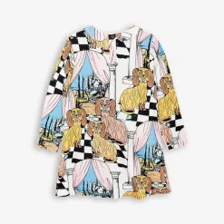 Dashing Dogs Long Sleeve Dress