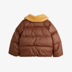 Dog Embroidered Puffer Jacket