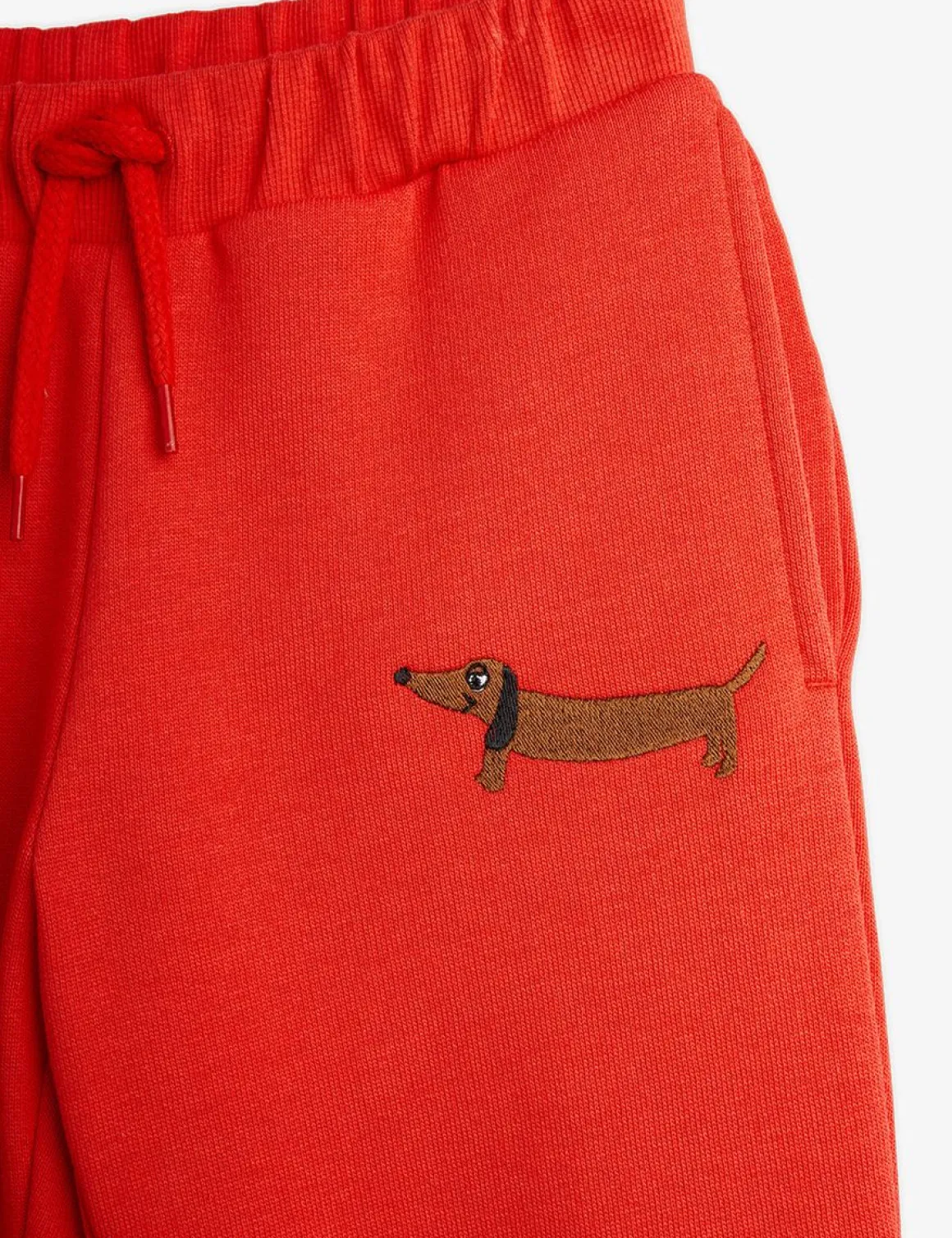 Dog Embroidered Sweatpants