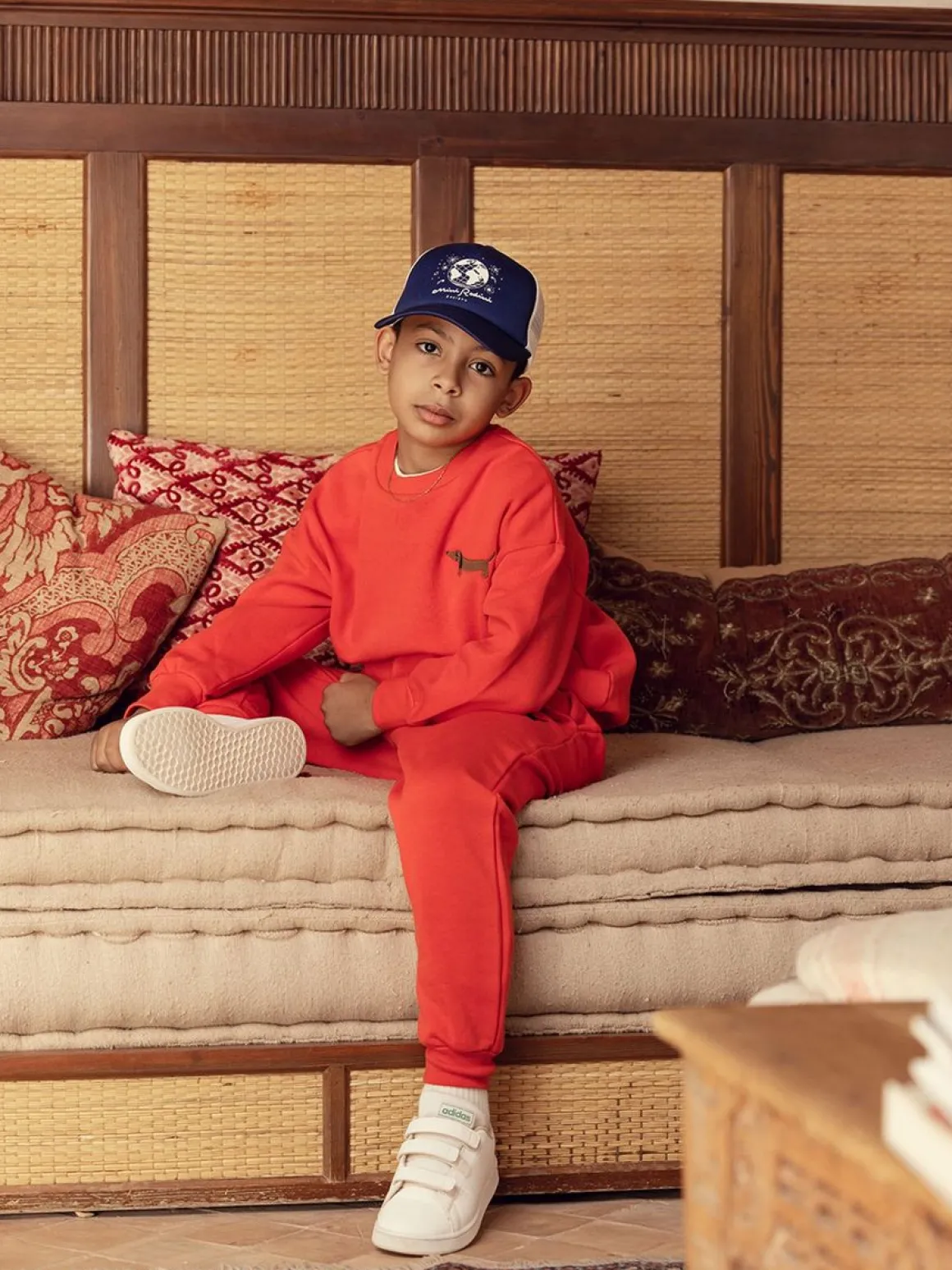 Dog Embroidered Sweatpants