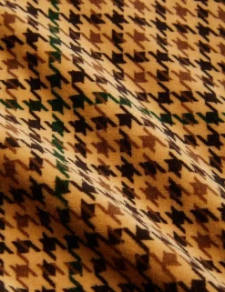 Dog Embroidered Velour Scarf