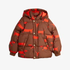 Dog hooded puffer jacket