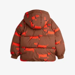 Dog hooded puffer jacket