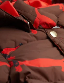 Dog hooded puffer jacket
