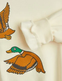 Ducks Embroidered Sweatshirt
