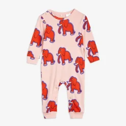 4 Elephants Baby Jumpsuit Pink