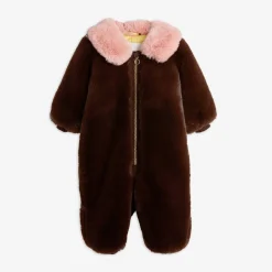 Faux Fur Baby Overall