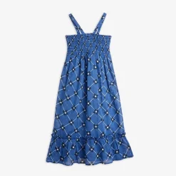 Flower Check Woven Smock Dress