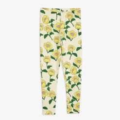 Flowers Leggings Yellow