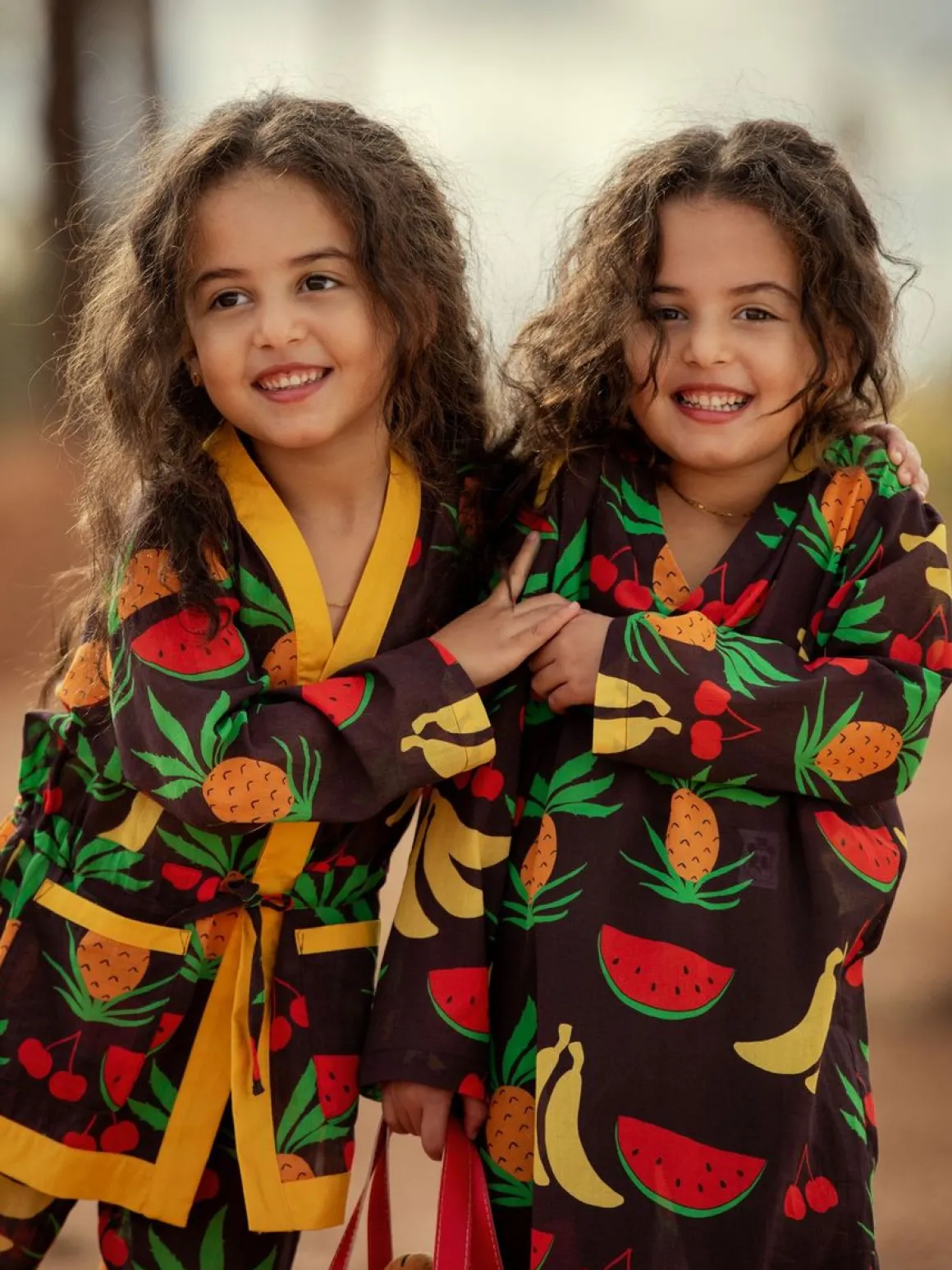 Fruits Woven Tunic