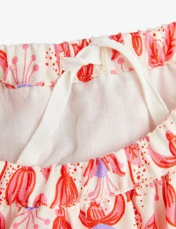 Fuchsia Woven Balloon Skirt