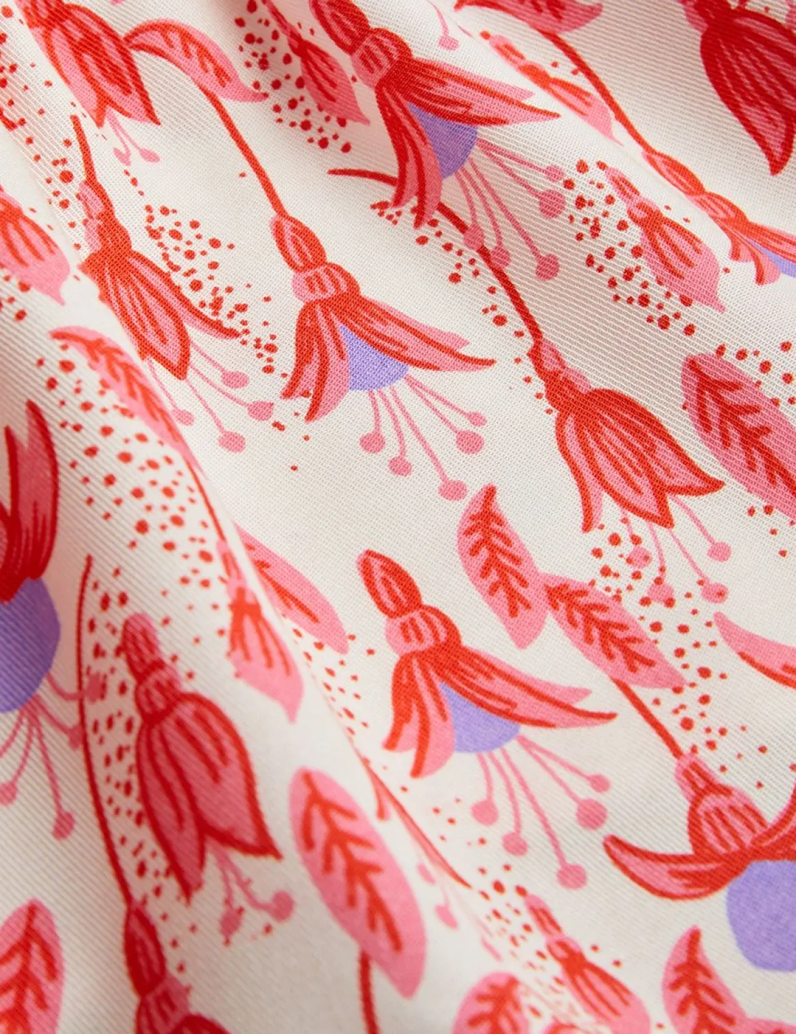 Fuchsia Woven Balloon Skirt