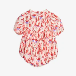 Fuchsia Woven Bodysuit
