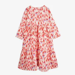 Fuchsia Woven Frill Dress