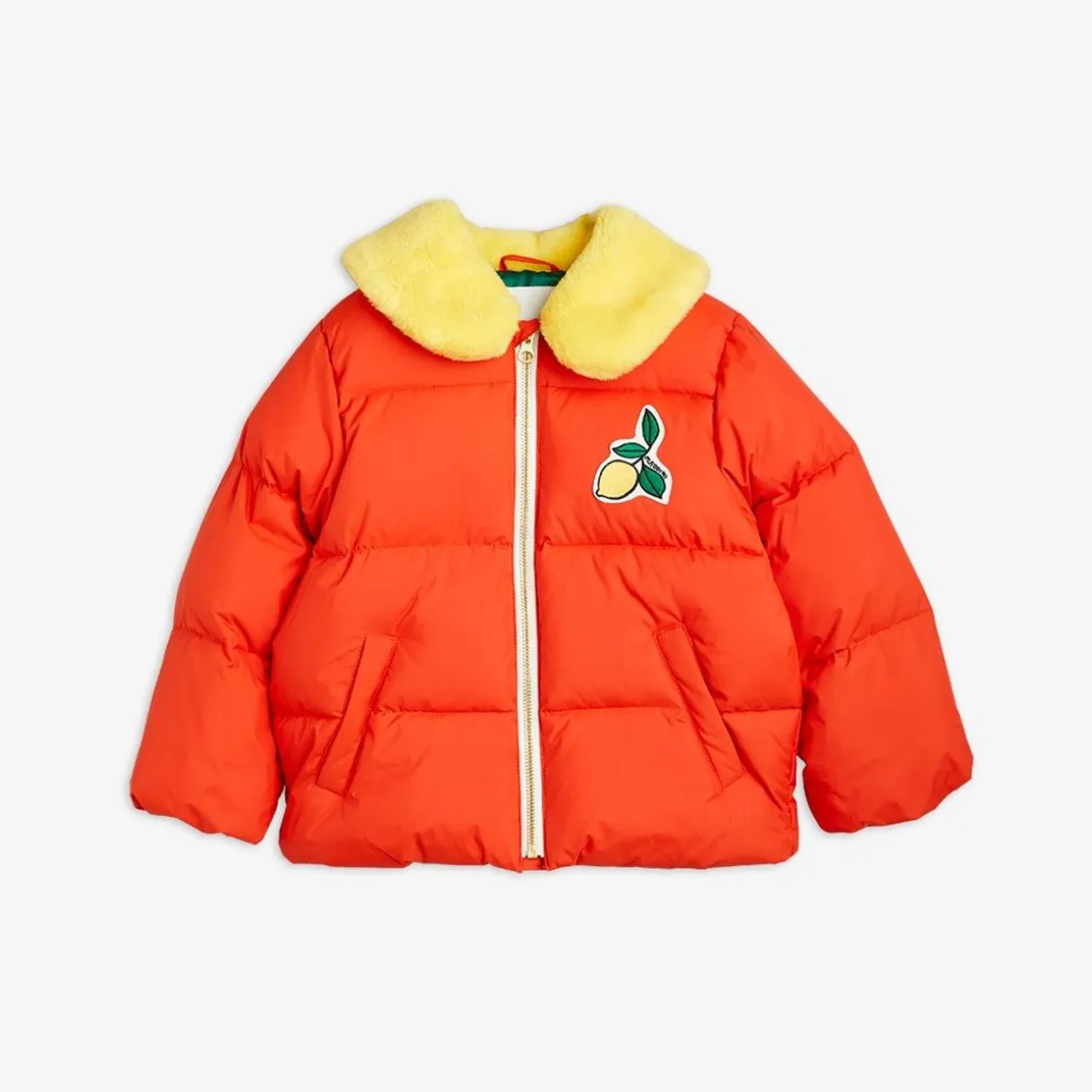 Lemons Faux Fur Puffer