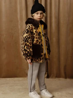 Leopard Faux Fur Jacket