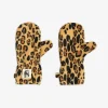 Leopard Fleece Mittens