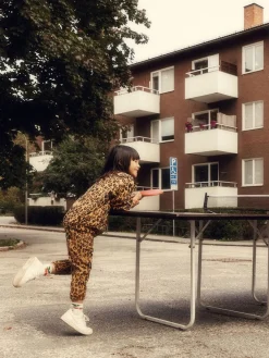Leopard Fleece Trousers