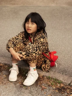 Leopard Fleece Trousers