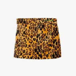 Leopard Velvet Skirt